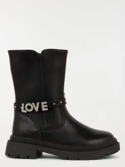 Bottes noires love fille (24-30)