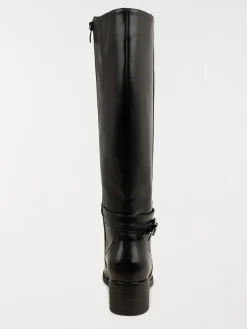 Bottes noires plates femme (36-41)