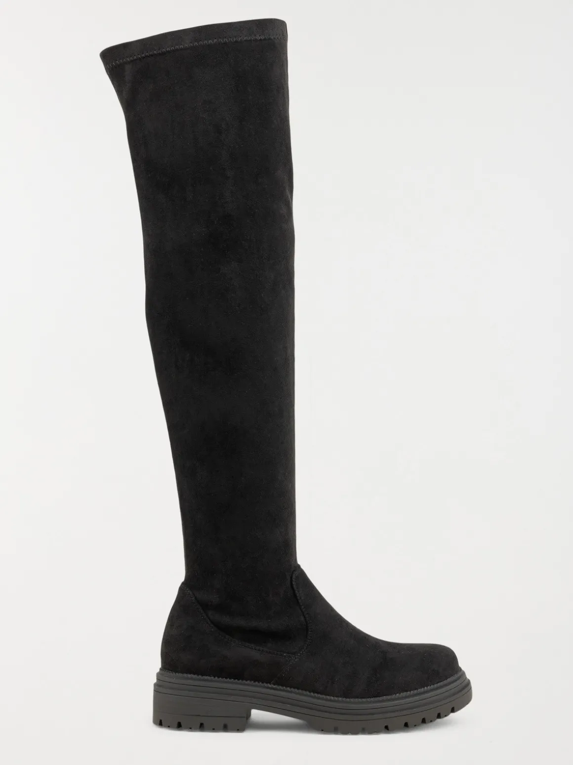 Bottes noires plates femme (36-41)