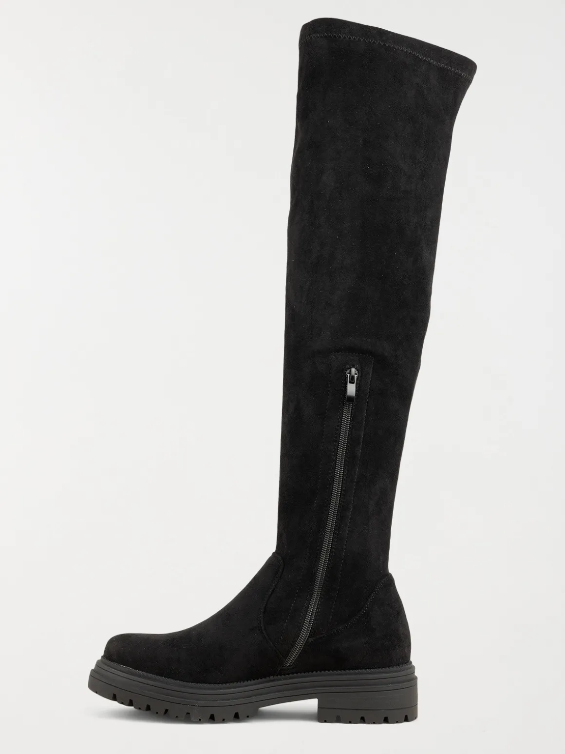 Bottes noires plates femme (36-41)