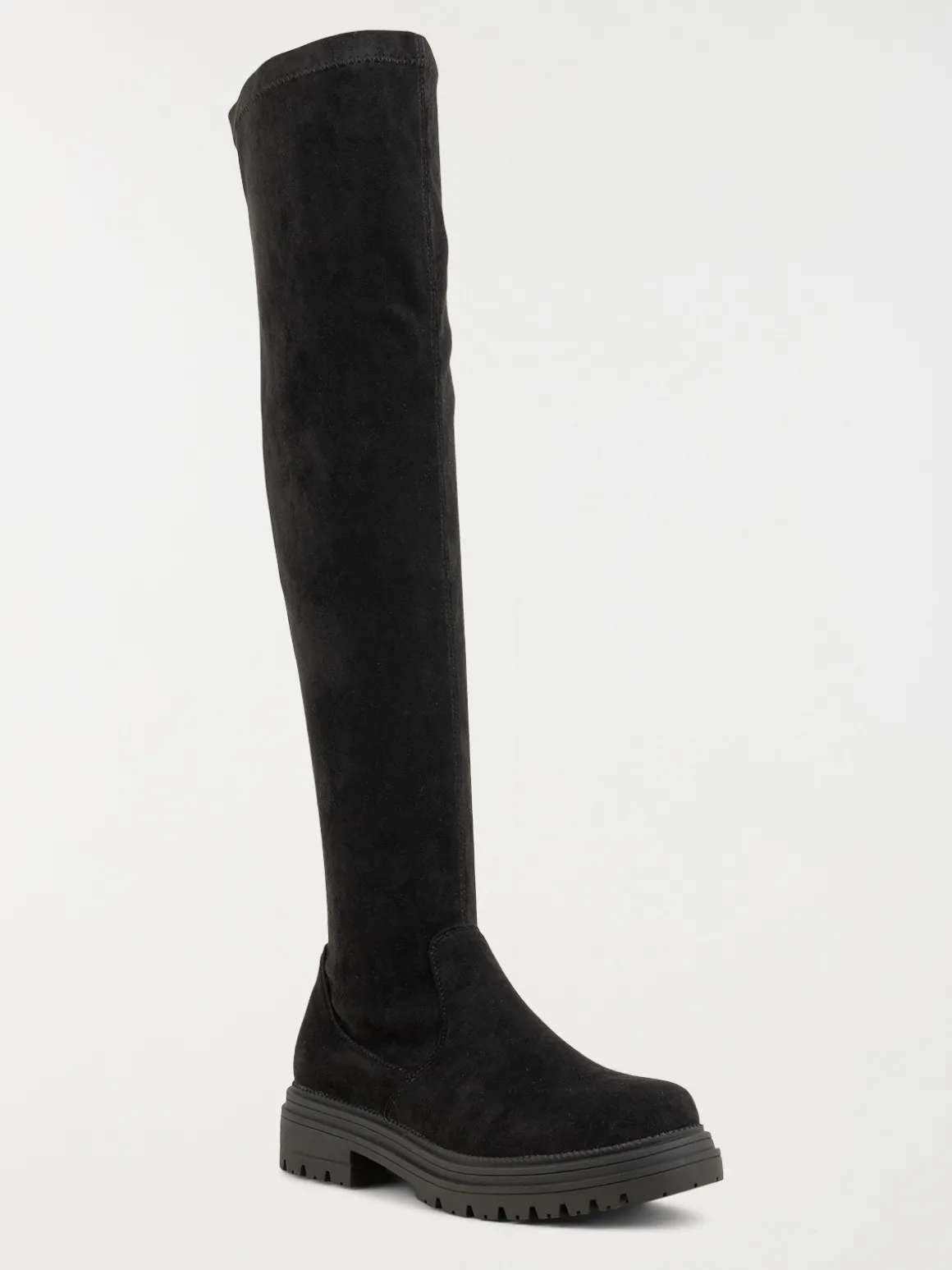 Bottes noires plates femme (36-41)