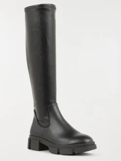 Bottes noires plates femme (36-41)