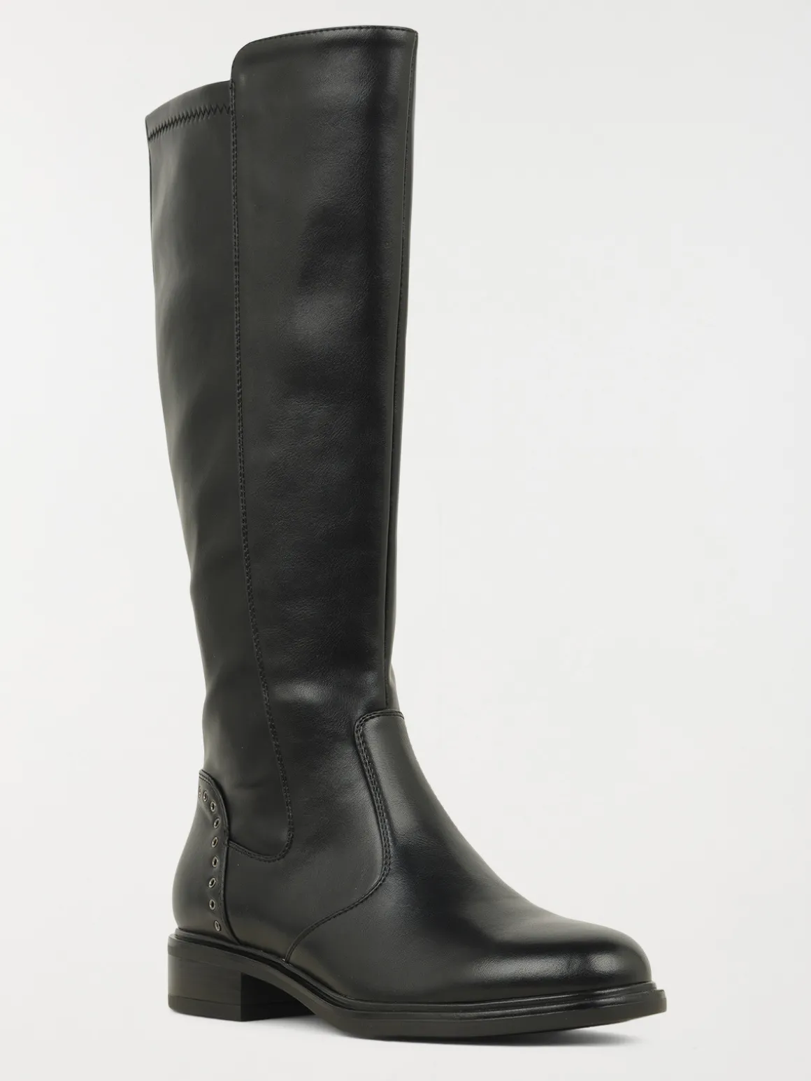 Bottes noires plates femme (36-41)