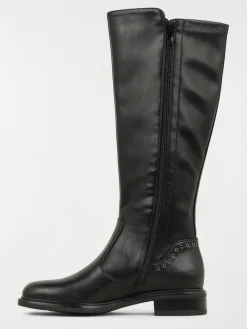 Bottes noires plates femme (36-41)