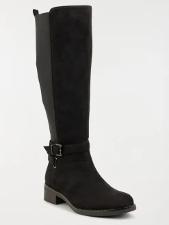 Bottes plates femme noires (36-41)