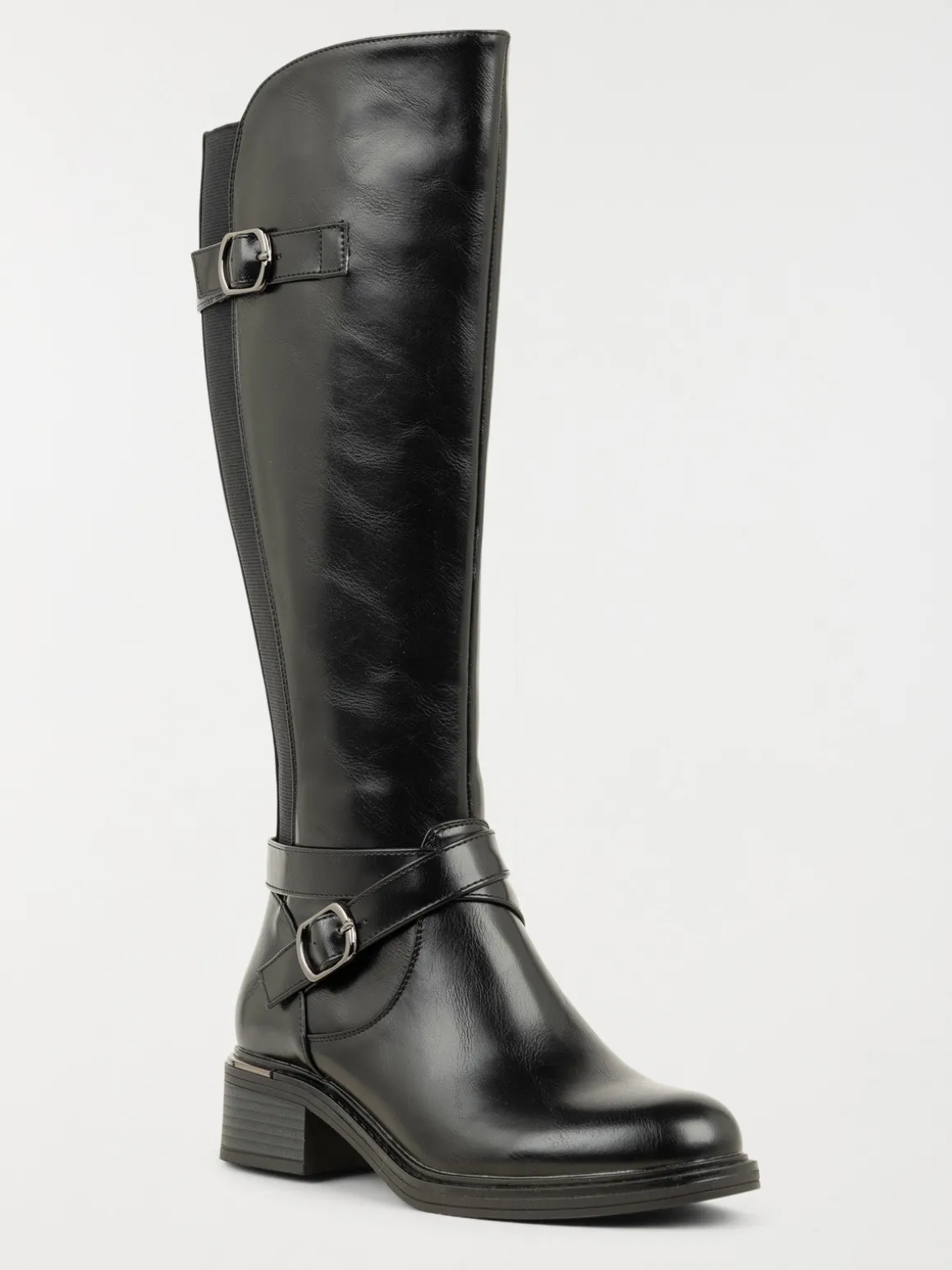 Bottes plates noires femme (36-41)