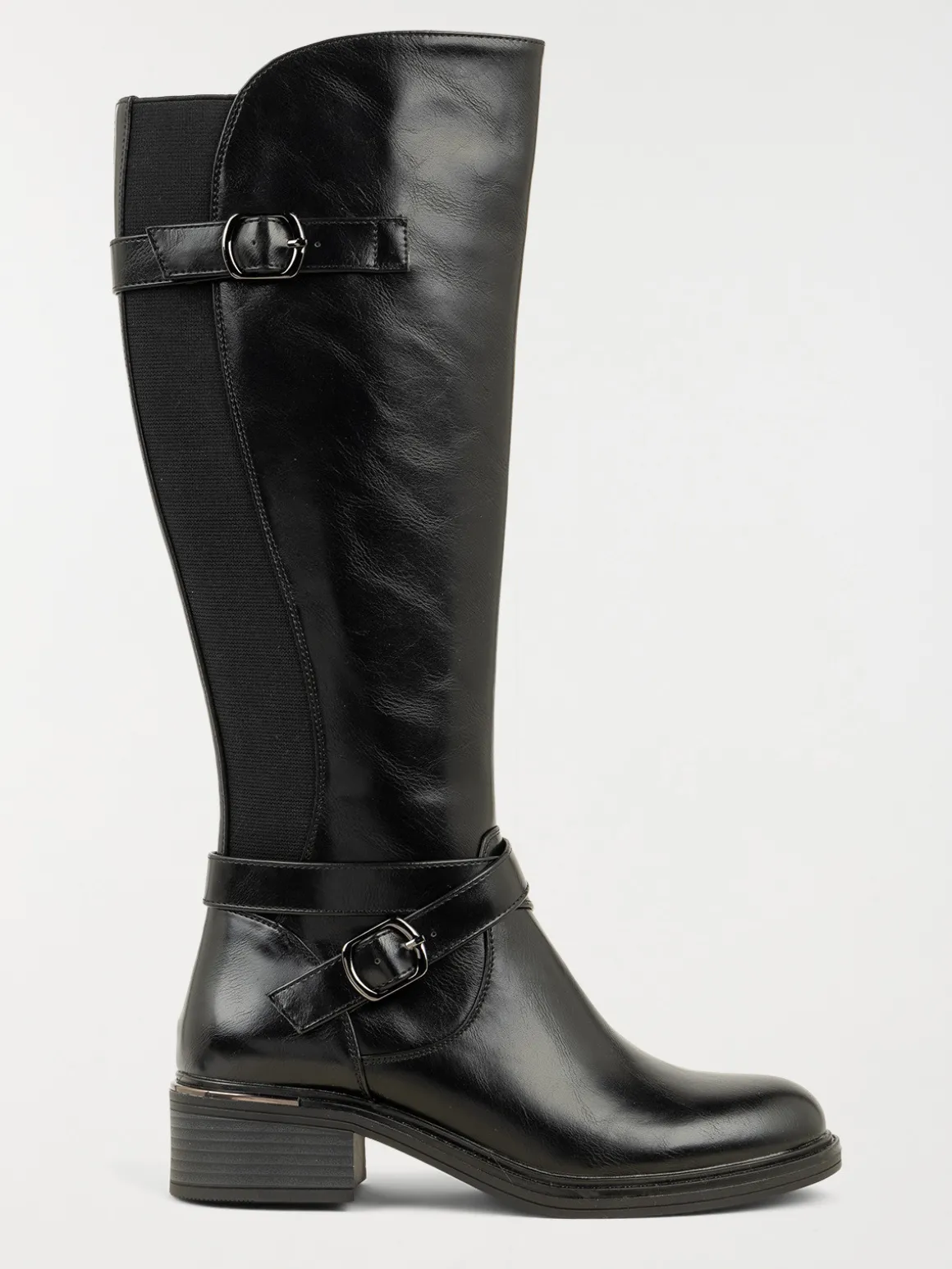 Bottes plates noires femme (36-41)