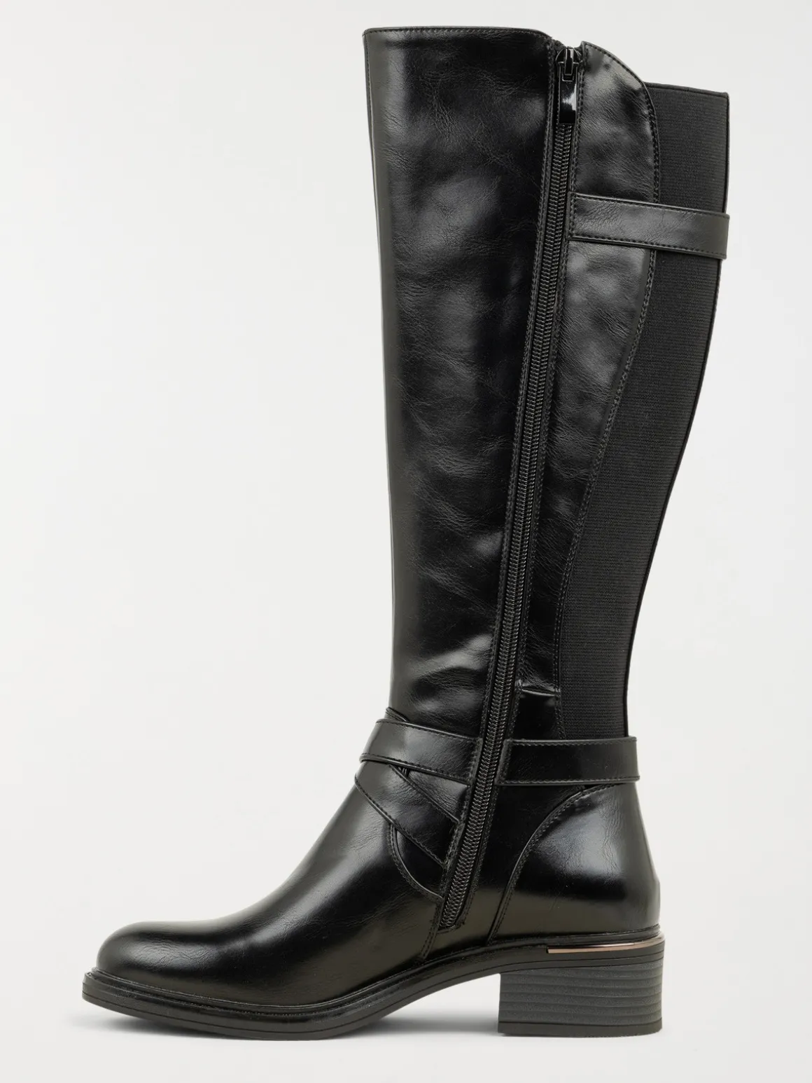 Bottes plates noires femme (36-41)