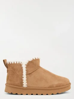 Bottine camel suédine femme (36-41)