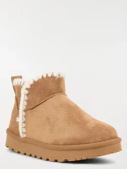 Bottine camel suédine femme (36-41)