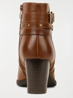 Bottine multibride marron femme (36-41)