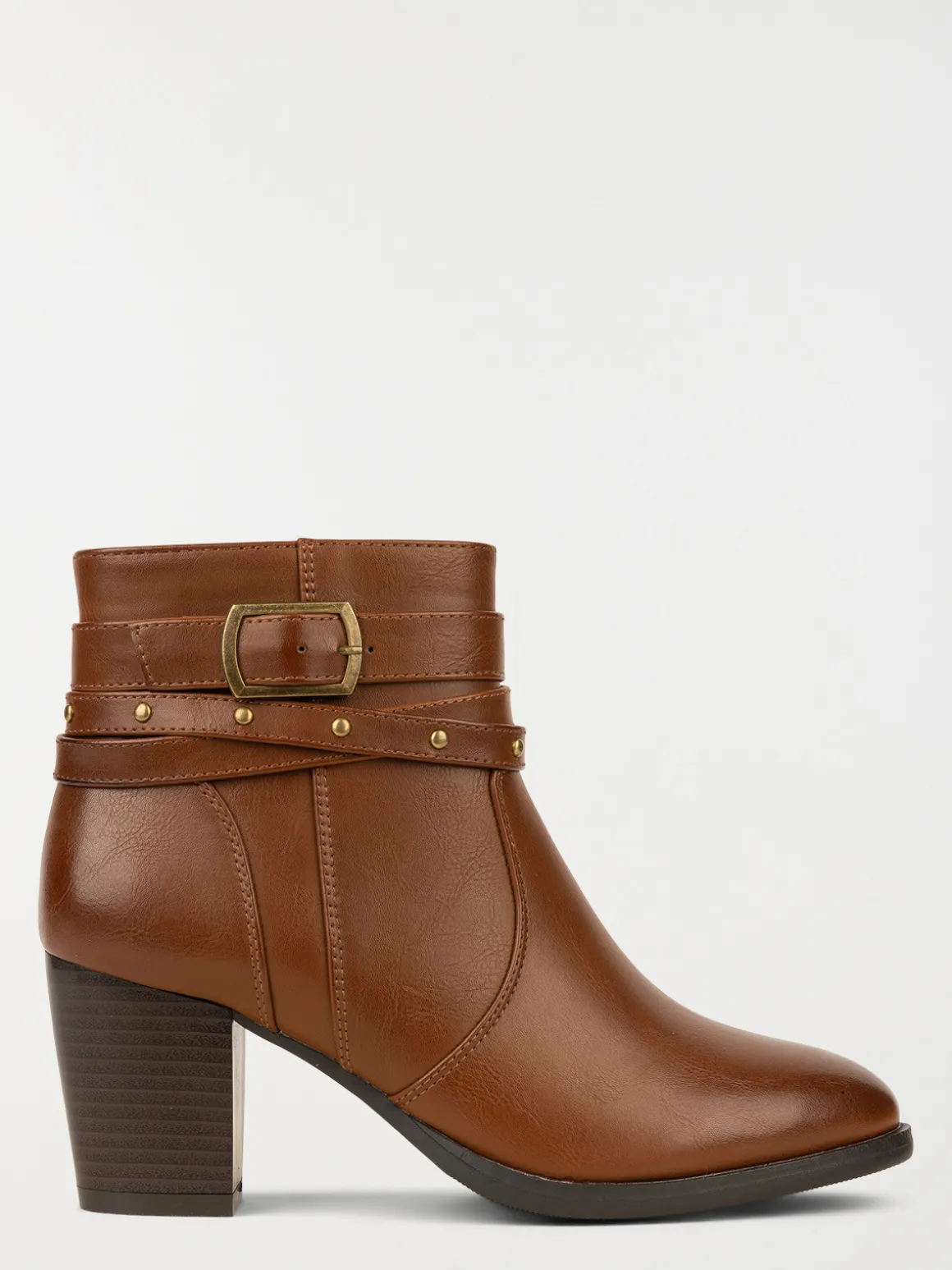 Bottine multibride marron femme (36-41)