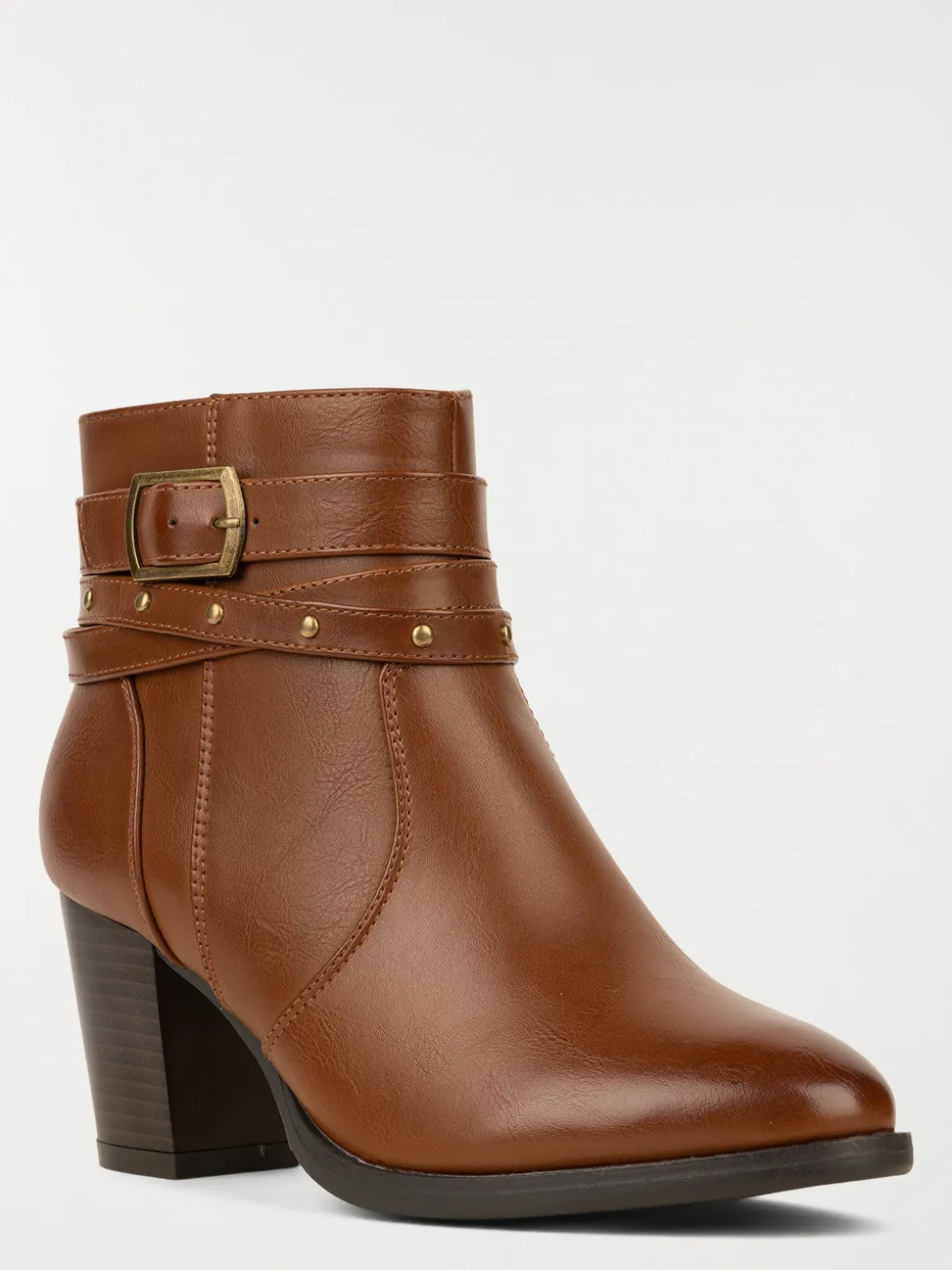 Bottine multibride marron femme (36-41)