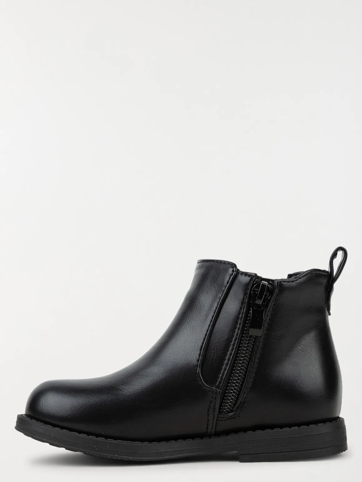 Bottine noire bride fille (24-30)
