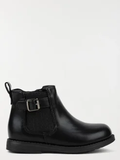 Bottine noire bride fille (24-30)