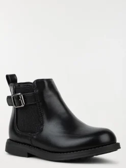 Bottine noire bride fille (24-30)