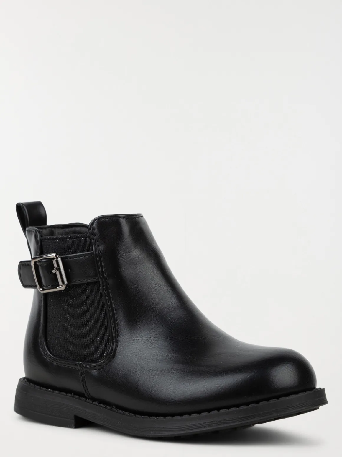 Bottine noire bride fille (24-30)