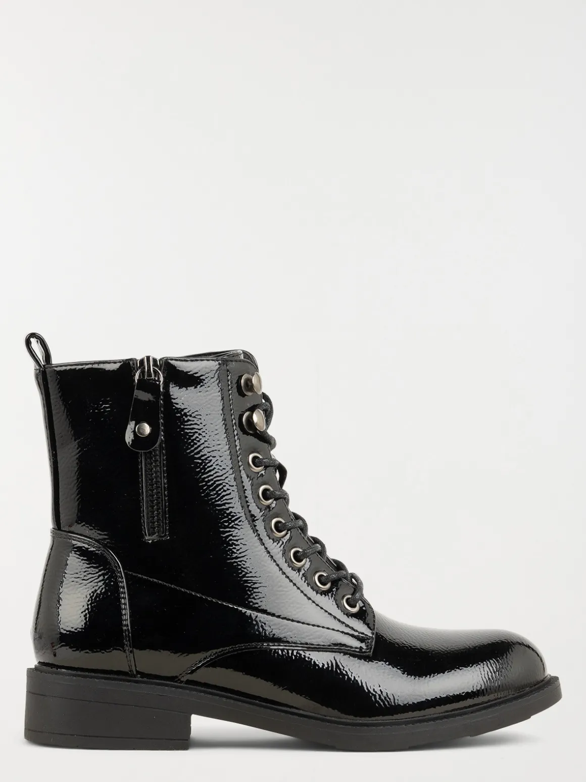 Bottine plate vernie femme (36-41)