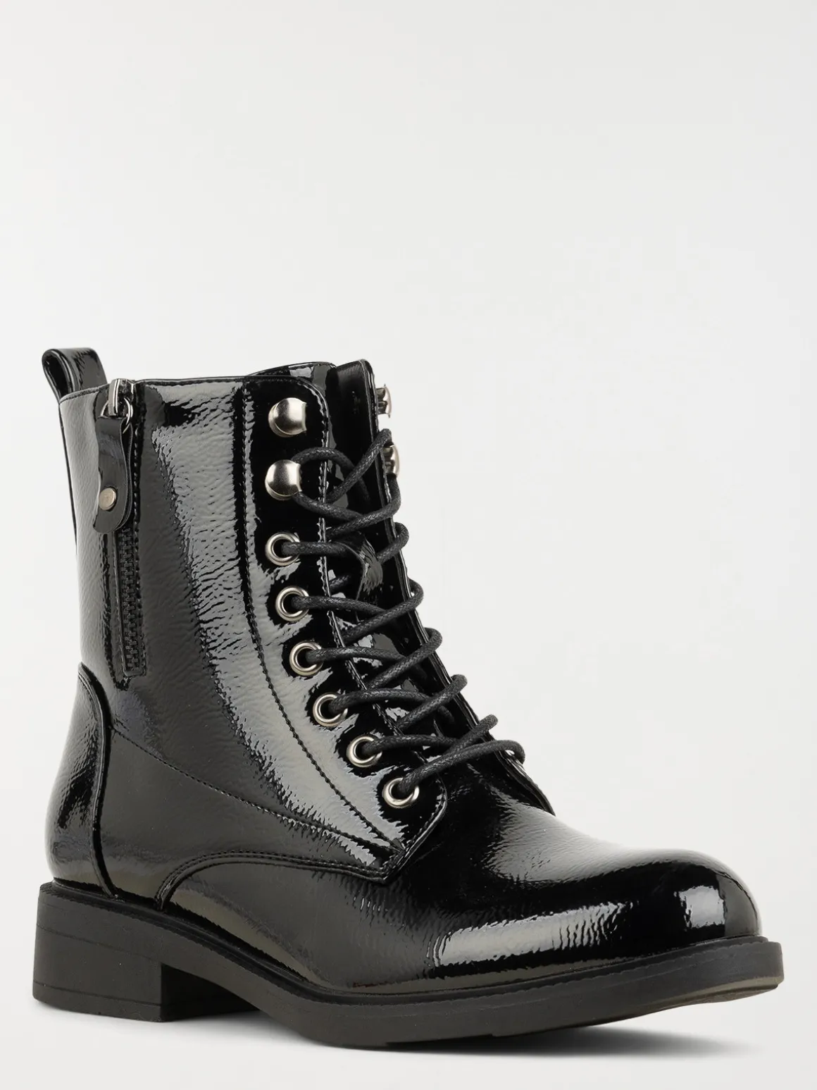 Bottine plate vernie femme (36-41)
