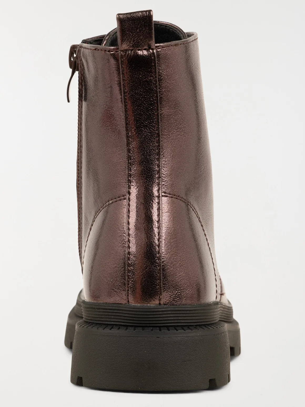 Bottines à lacet argentées fille (31-35)