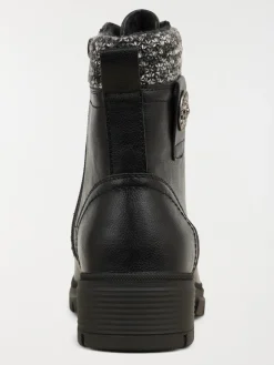 Bottines à lacet noires femme (36-41)