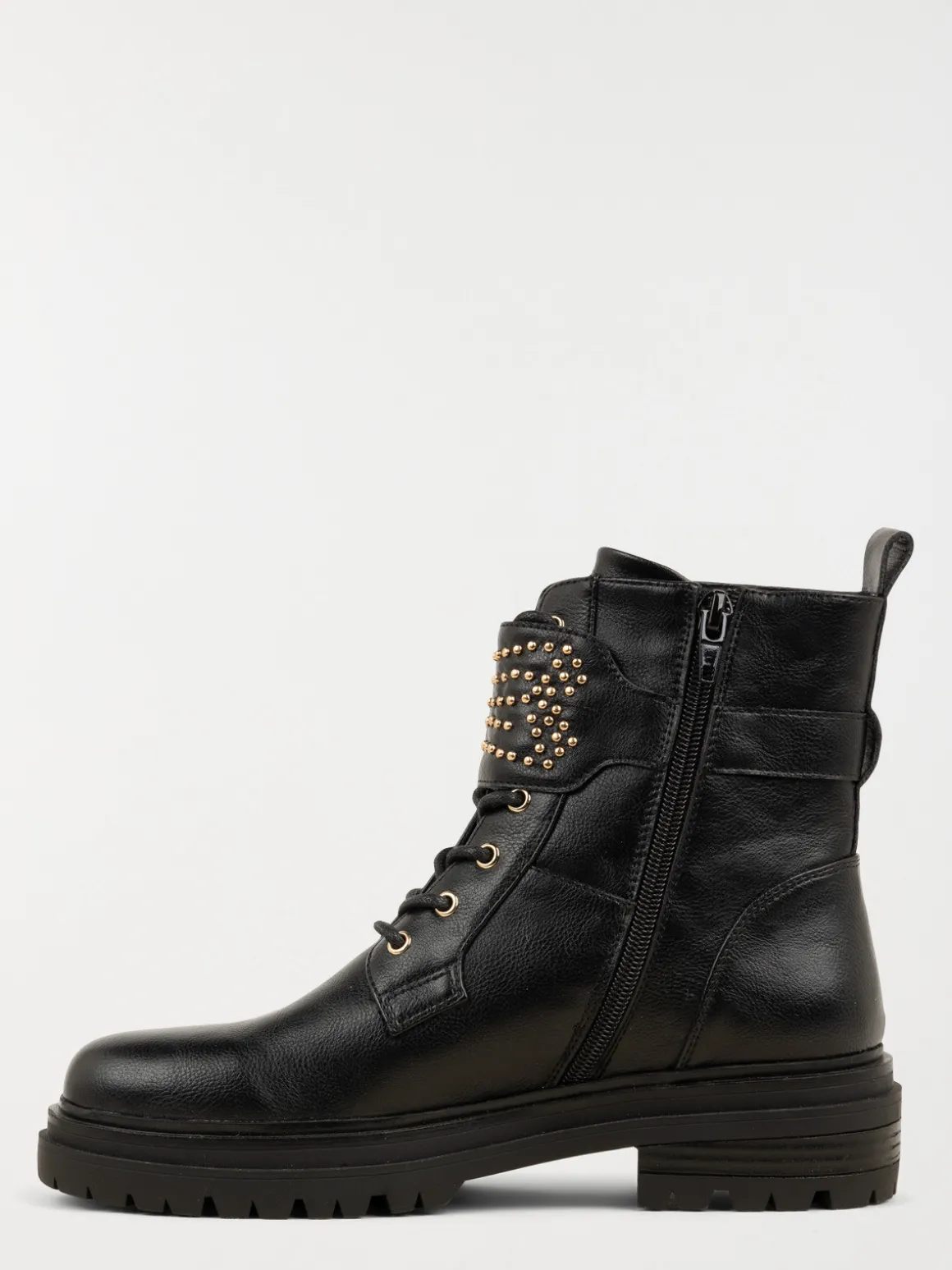Bottines à lacets studs femme (36-41)