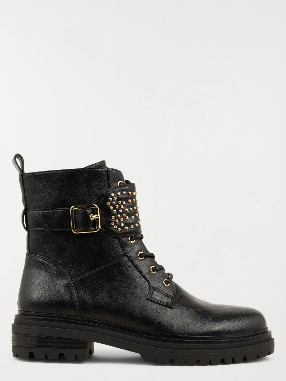 Bottines à lacets studs femme (36-41)