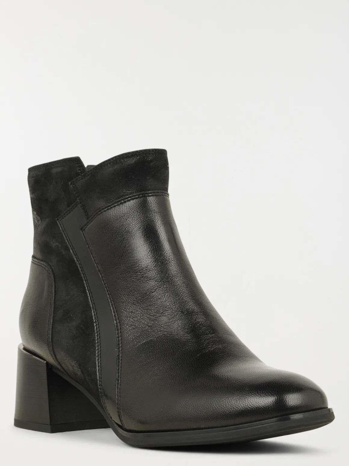 Bottines à talon noires femme (36-41)
