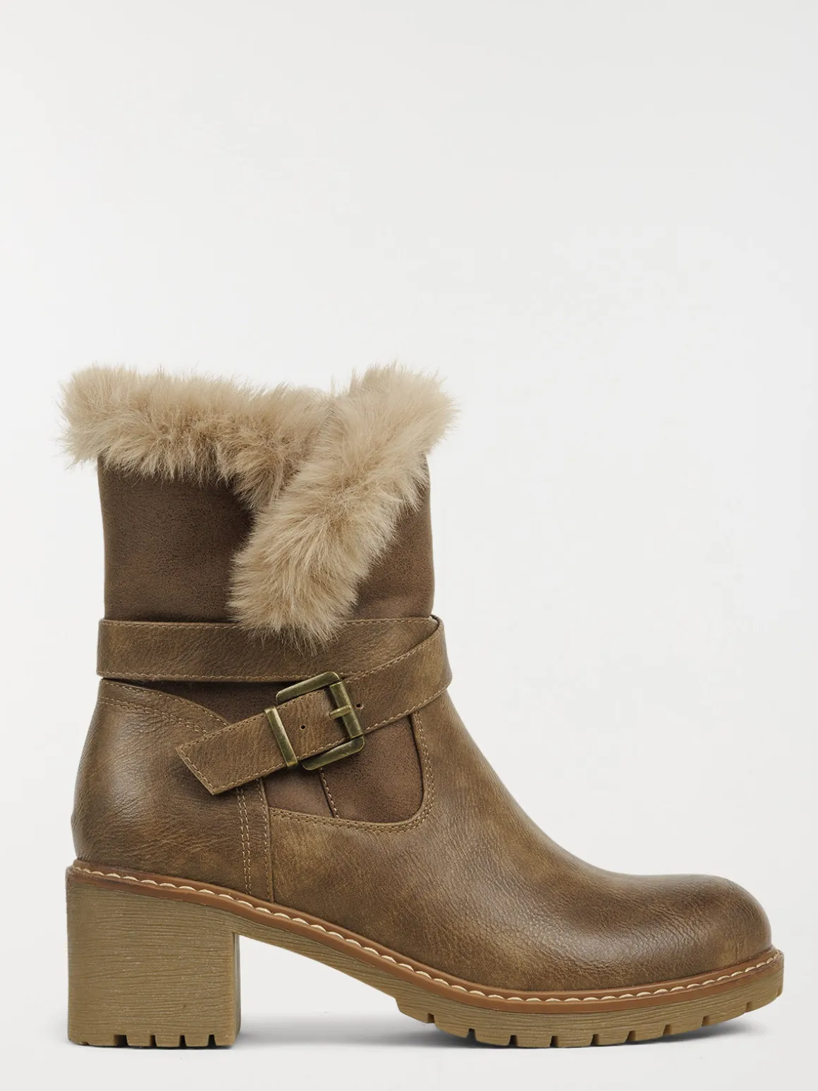 Bottines à talon taupe femme (36-41)