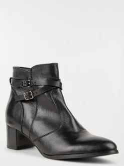 Bottines à talons femme noir (36-41)