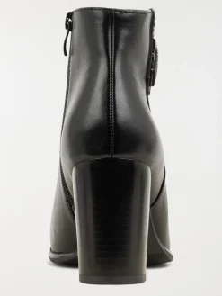 Bottines à talons strass femme (36-41)