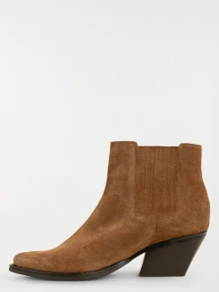 Bottines à talons suédine femme (36-41)