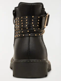 Bottines brides dorées fille (31-36)