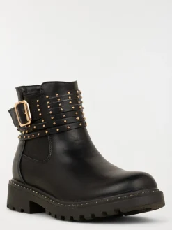 Bottines brides dorées fille (31-36)