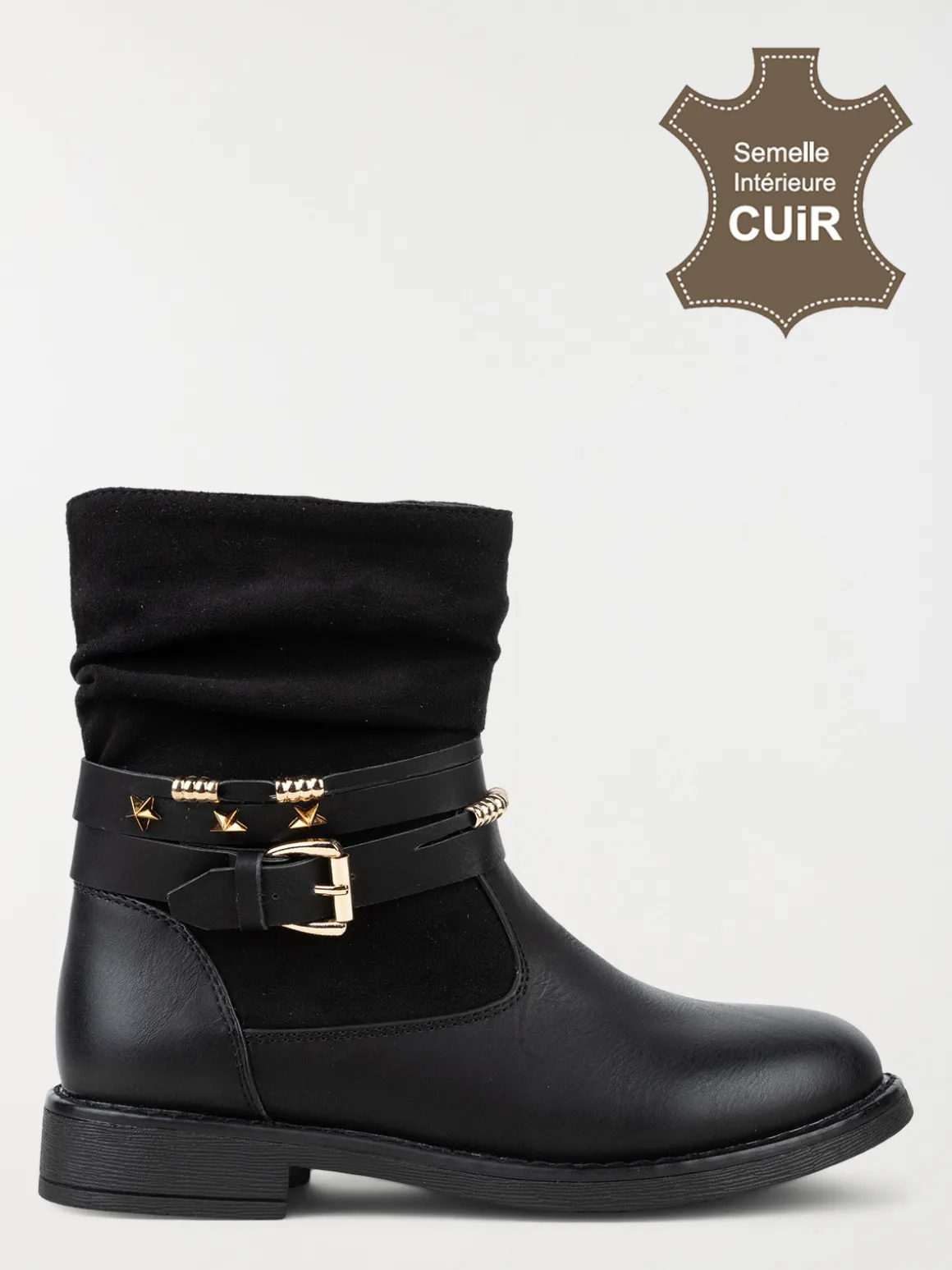 Bottines brides fantaisies fille (31-37)