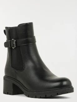 Bottines brides noires femme (36-41)