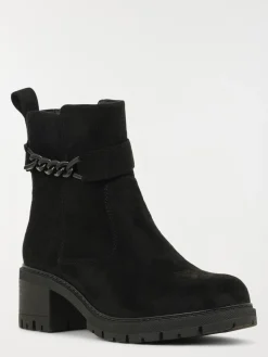 Bottines chaines noires femme (36-41)