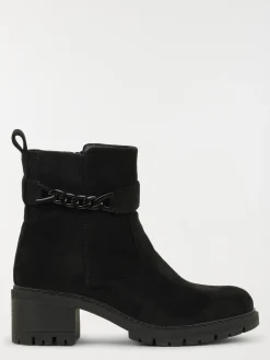 Bottines chaines noires femme (36-41)