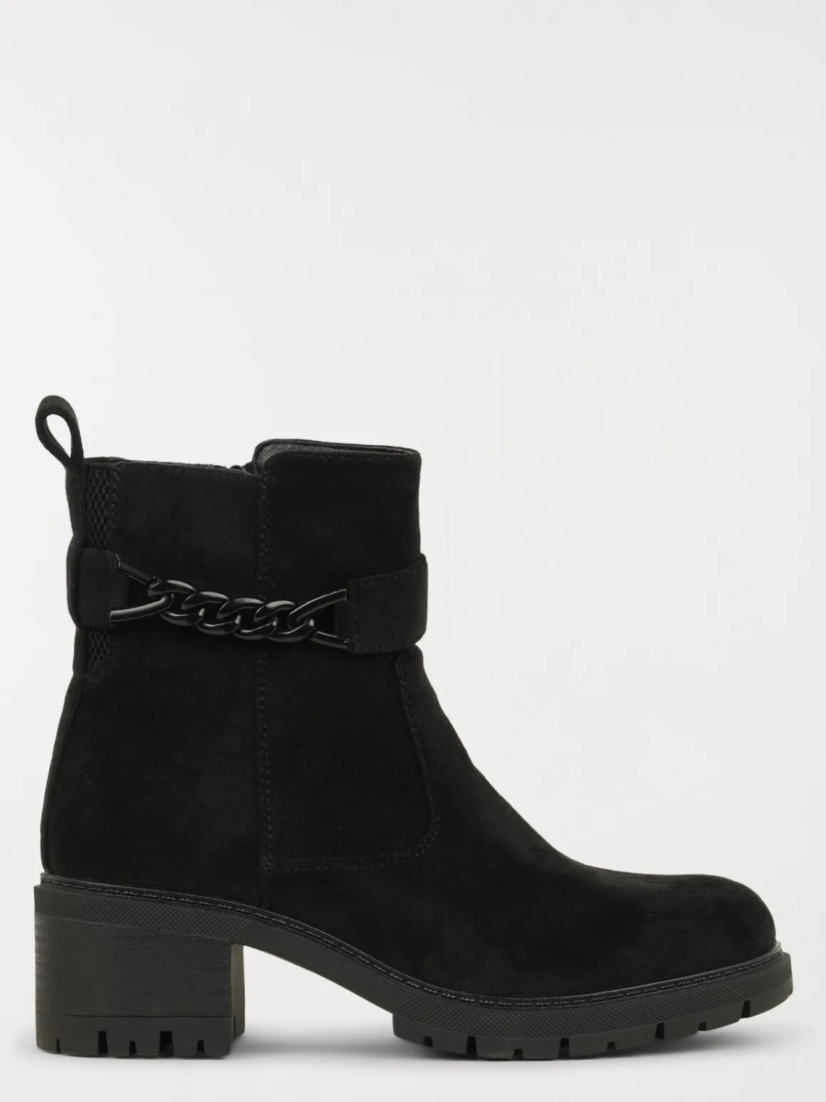 Bottines chaines noires femme (36-41)