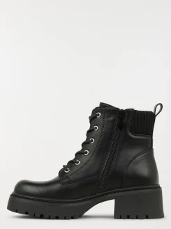 Bottines col contrasté femme (36-41)