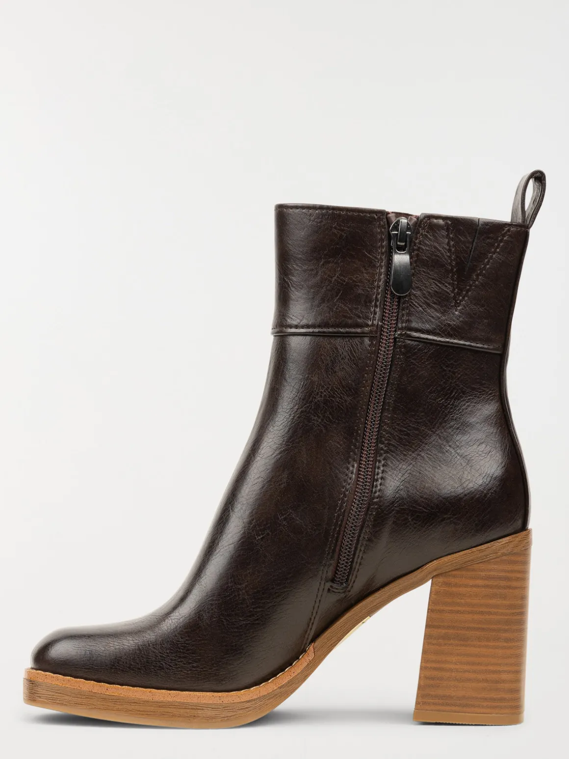 Bottines coloris moka femme (36-41)