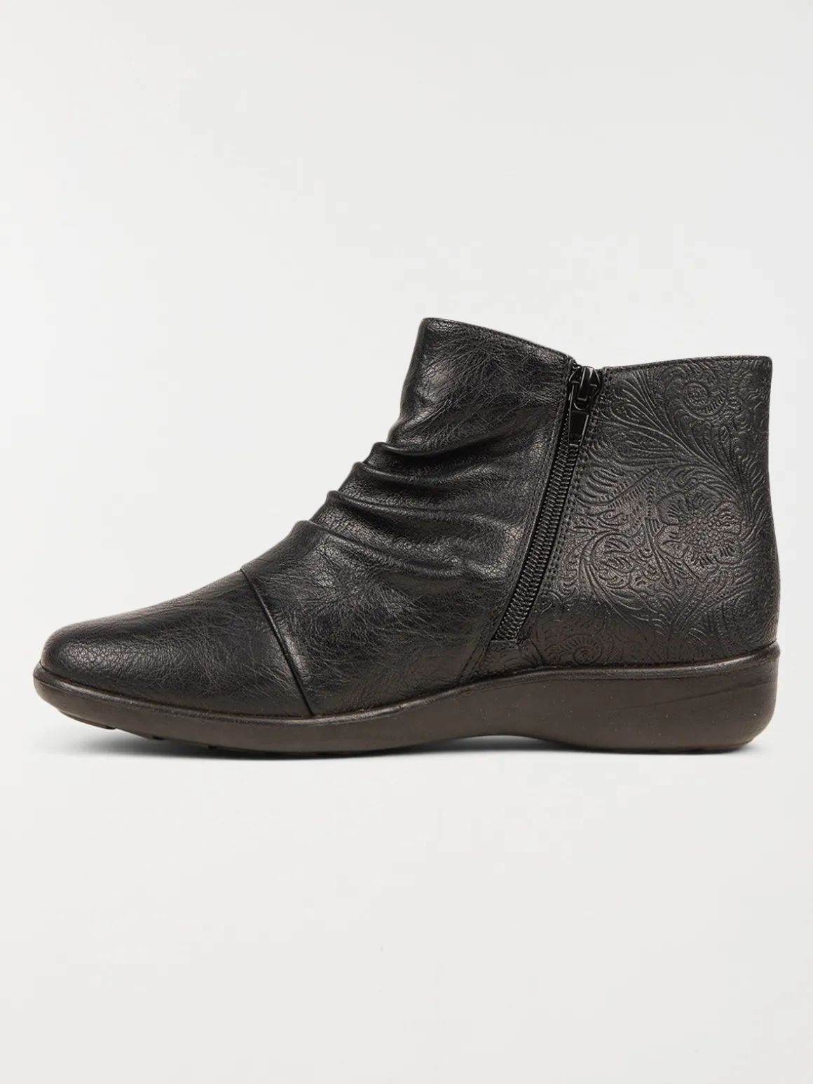 Bottines confort noires femme (37-42)