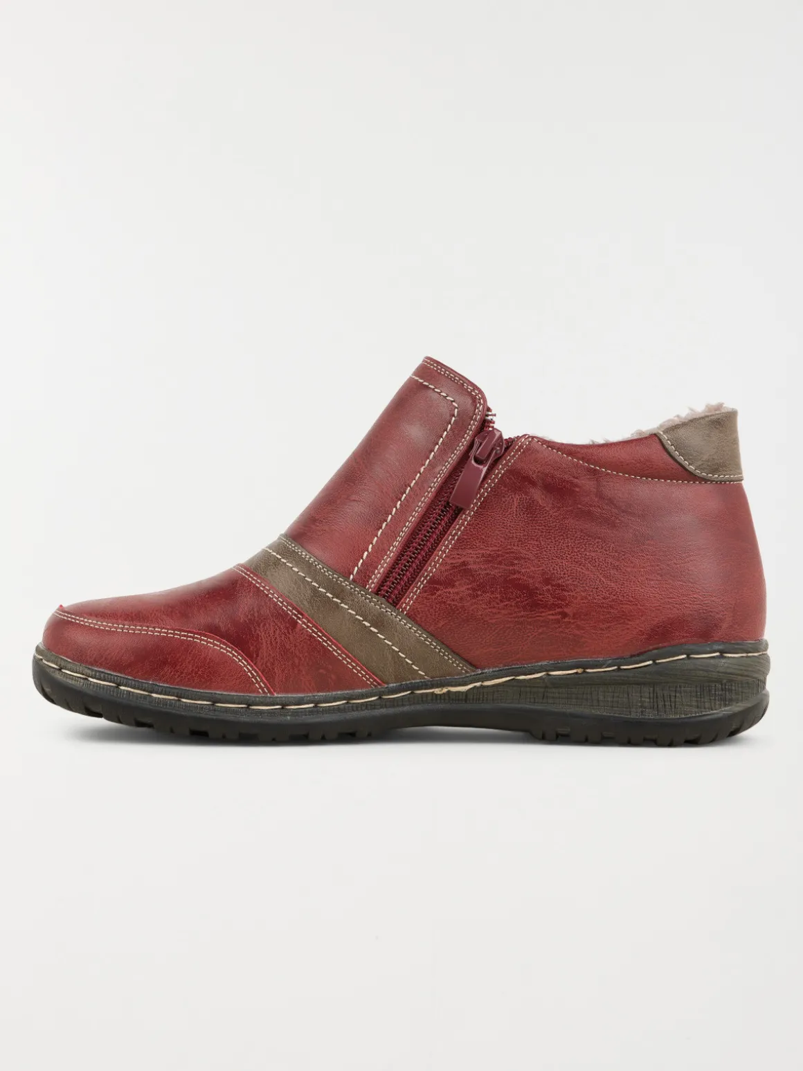 Bottines conforts zippées femme (36-41)