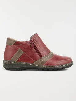 Bottines conforts zippées femme (36-41)