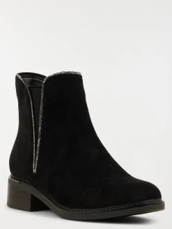 Bottines détails brillants femme (36-41)