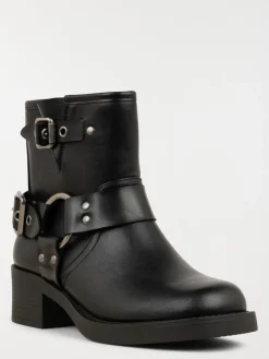 Bottines détails clous femme (36-41)