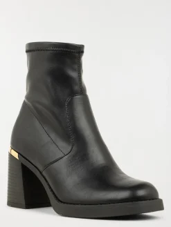 Bottines empiècement doré femme (36-41)