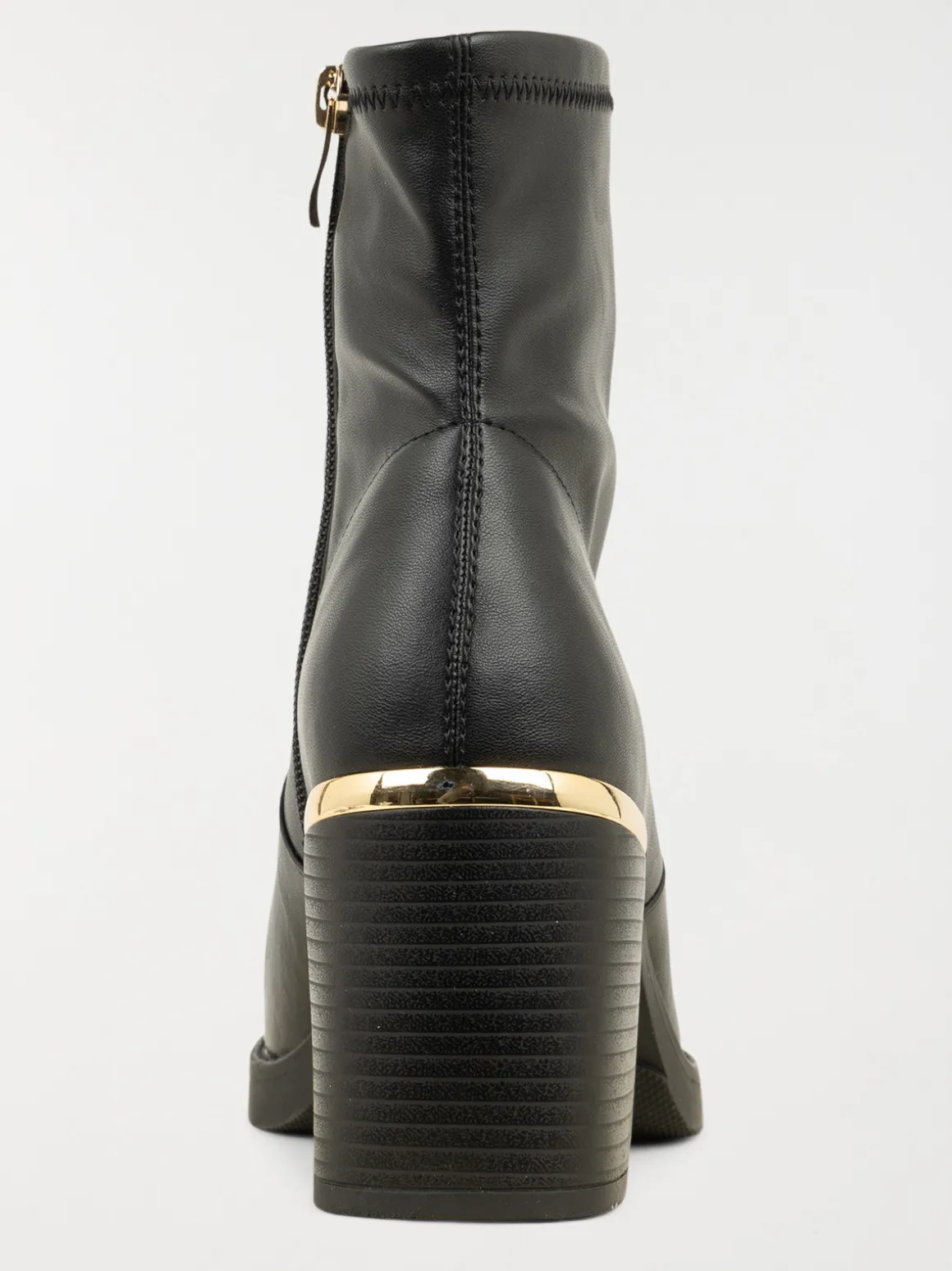 Bottines empiècement doré femme (36-41)