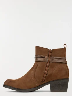Bottines femme marron (36-41)