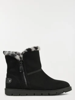 Bottines femme plates zippées (36-41)